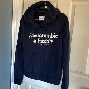 Abercrombie and Fitch Navy Blue Sweatshirt